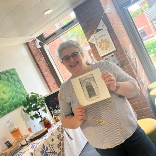 Caroline revisits an Ilex that features her